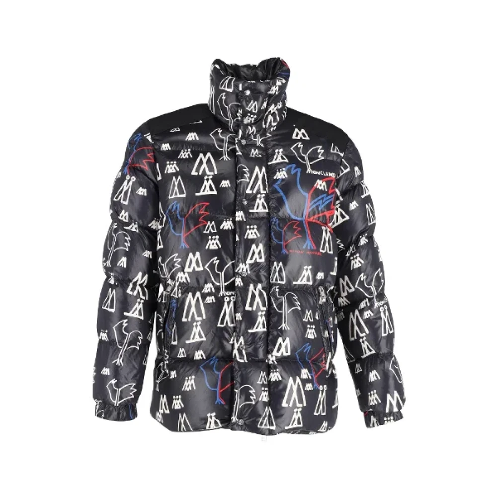 Moncler Pre-owned Leather outerwear Multicolor Heren