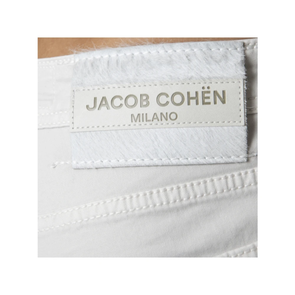 Jacob Cohën Lichtgrijze perzikhuid jeans White Heren