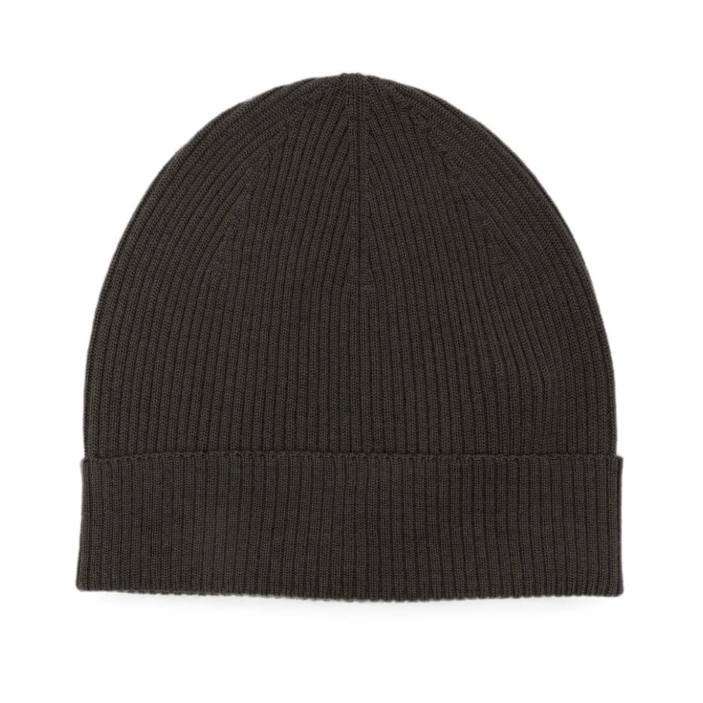 Rick Owens Ribbed Beanie - Unisex - Accessories - Gray - One Size - Accessories
