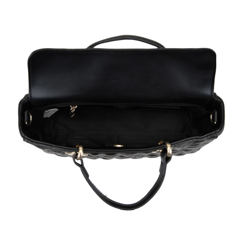 Tosca Blu Geëtst Logo Dames Schoudertas Black Dames