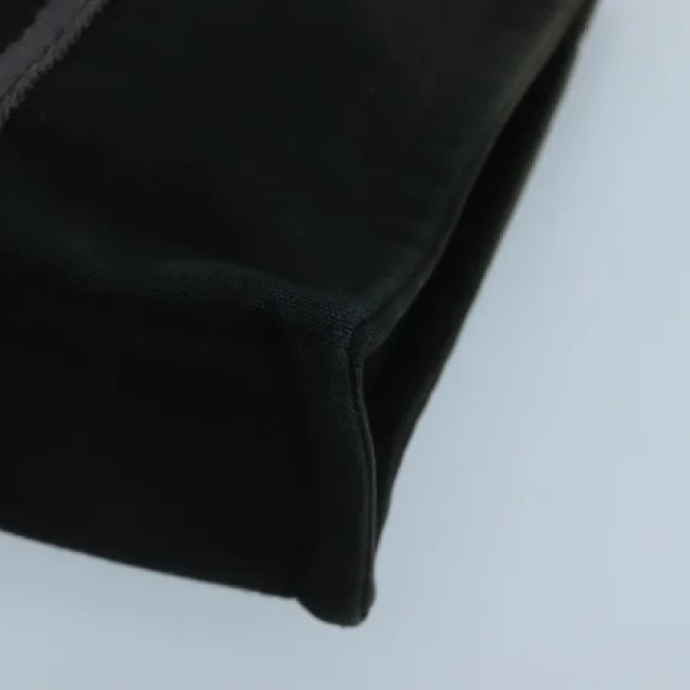 Hermès Vintage Pre-owned Canvas handbags Black Dames