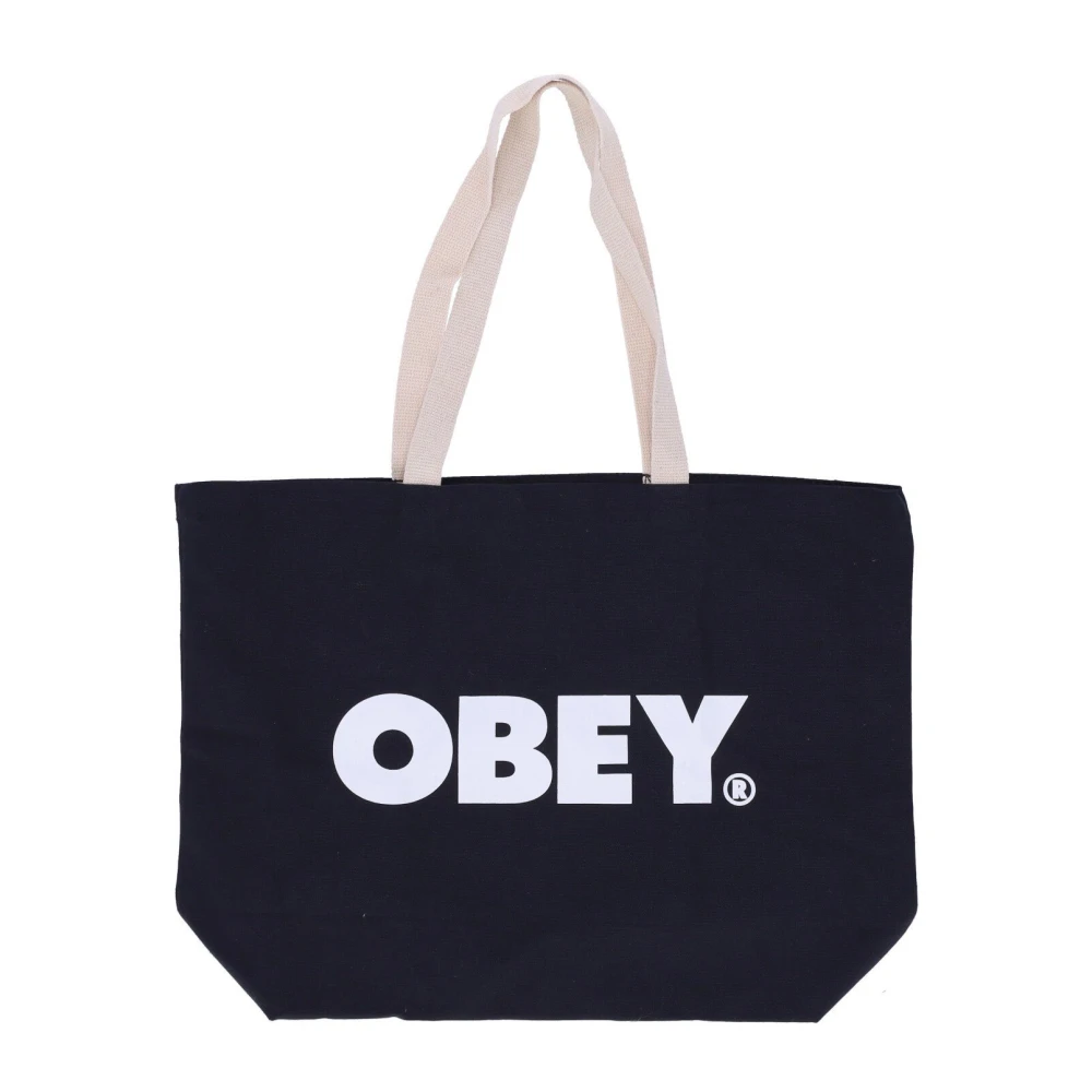 Obey Bold Tote Bag Streetwear Collectie Black Heren