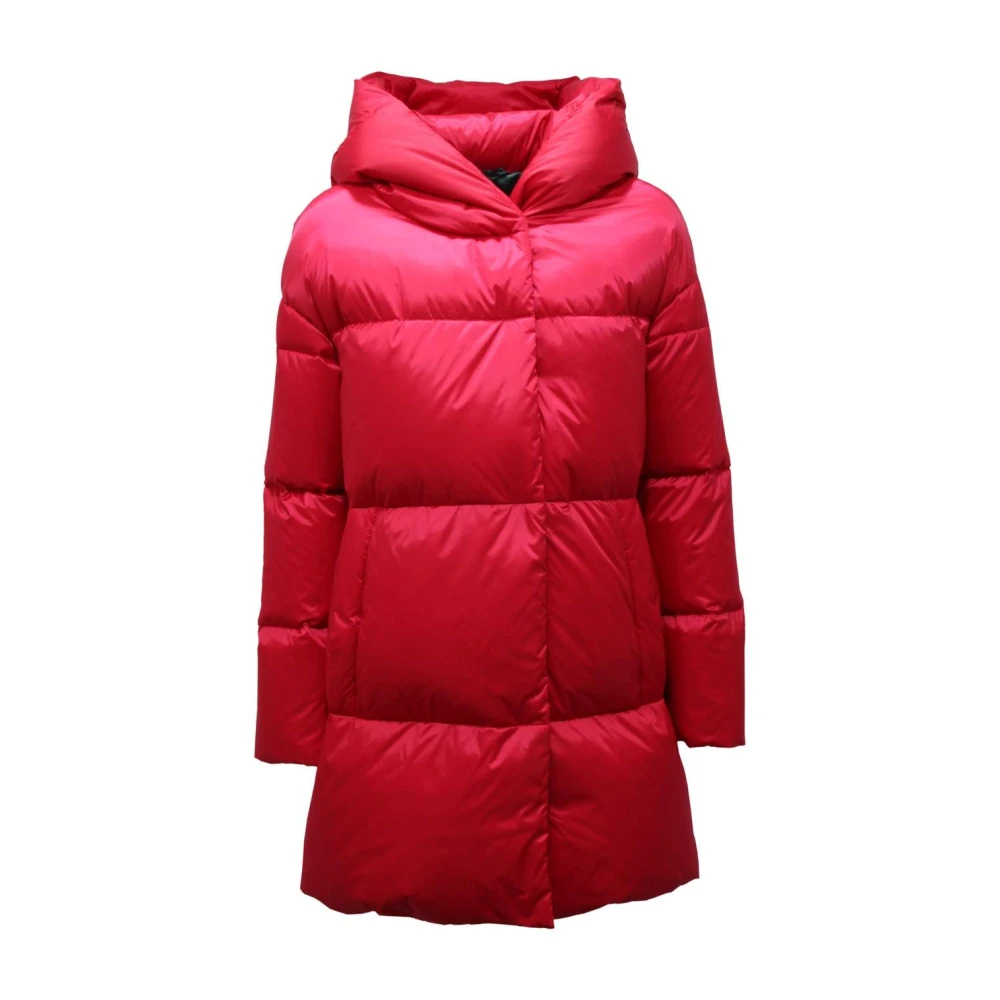 Herno Women's Pink Winter Jackets, Xs, Globe Down Jacket