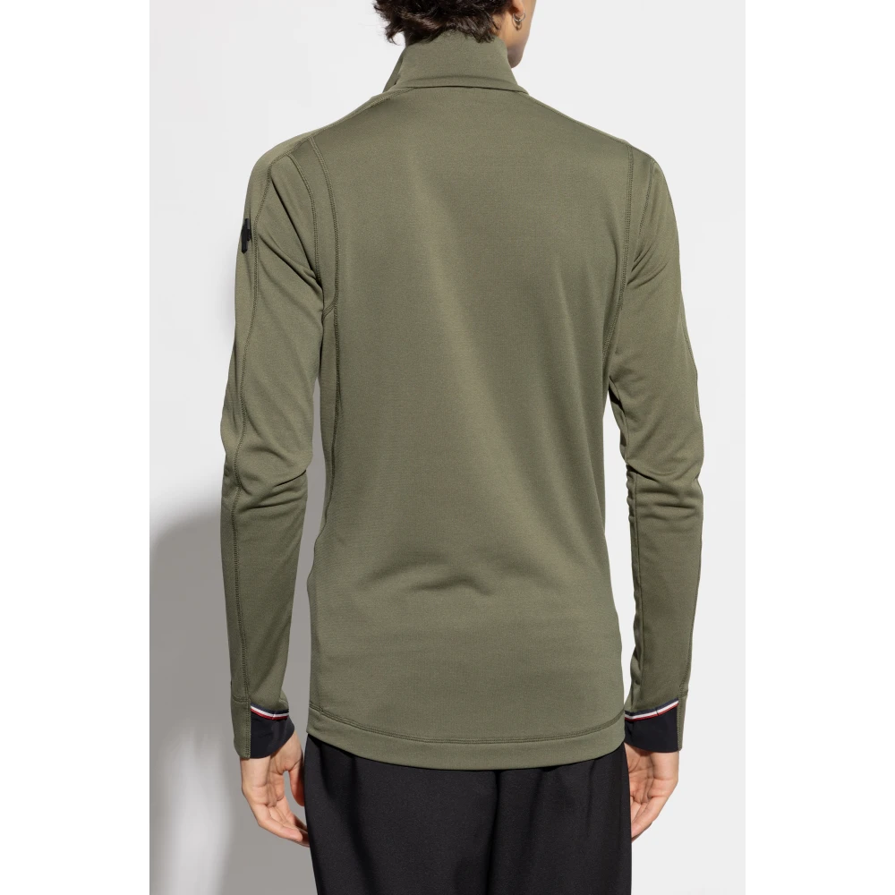 Moncler Logo sweatshirt Green Heren