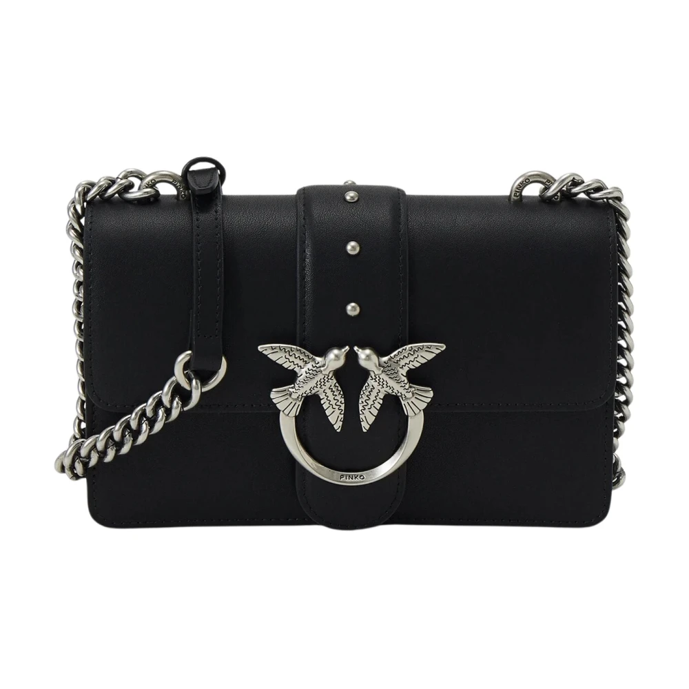 Pinko Love One Mini Crossbody Tas Black Dames