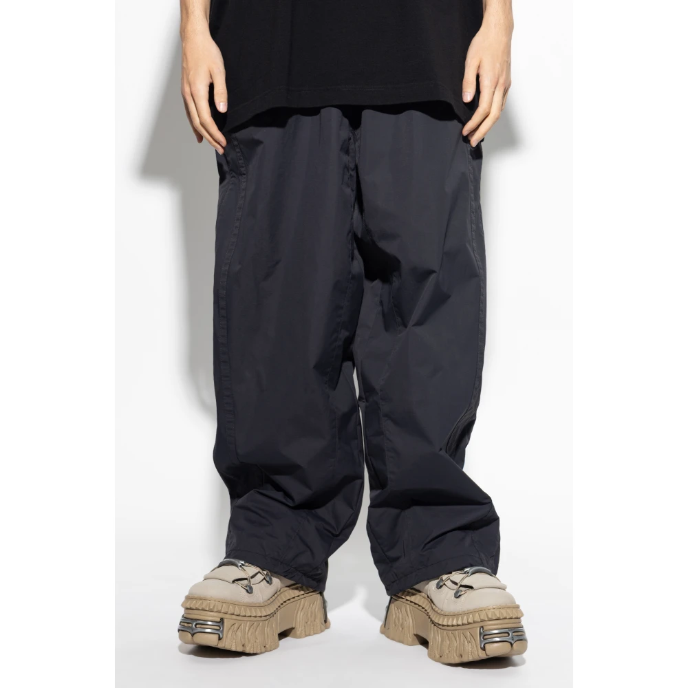 Vetements Broek met logo Black Heren