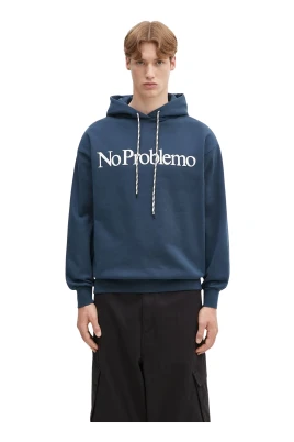NO PROBLEMO Hoodies Blå XL