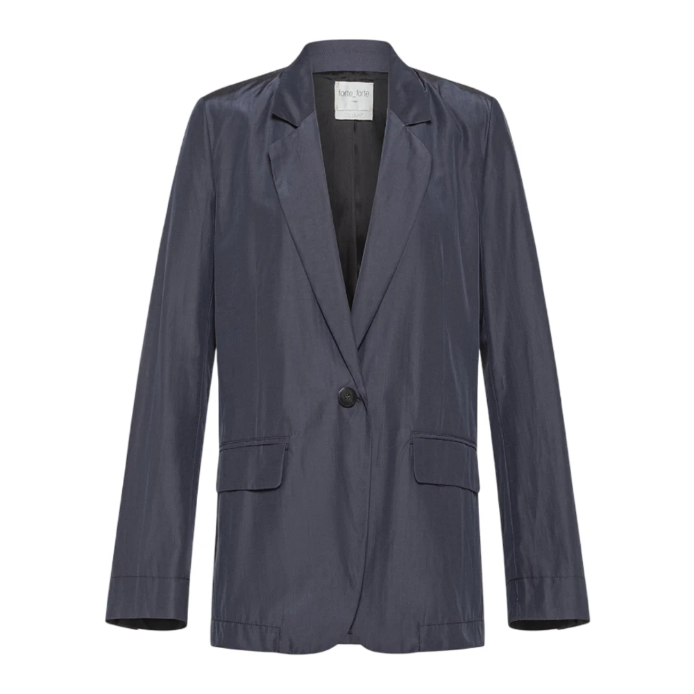 Forte Stijlvolle Ombra Jas Blue Dames