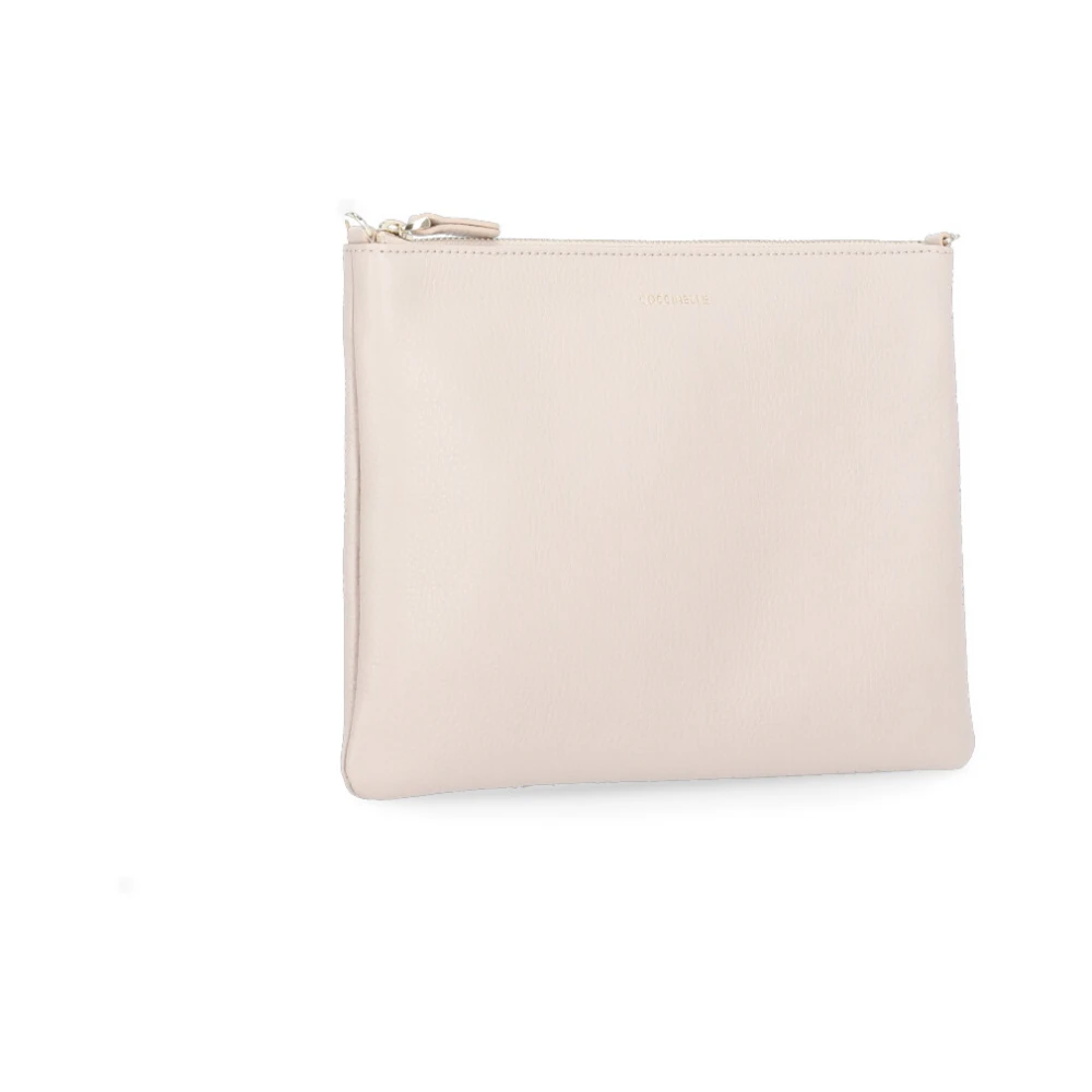 Coccinelle Roze Leren Pochette Schoudertas Pink Dames