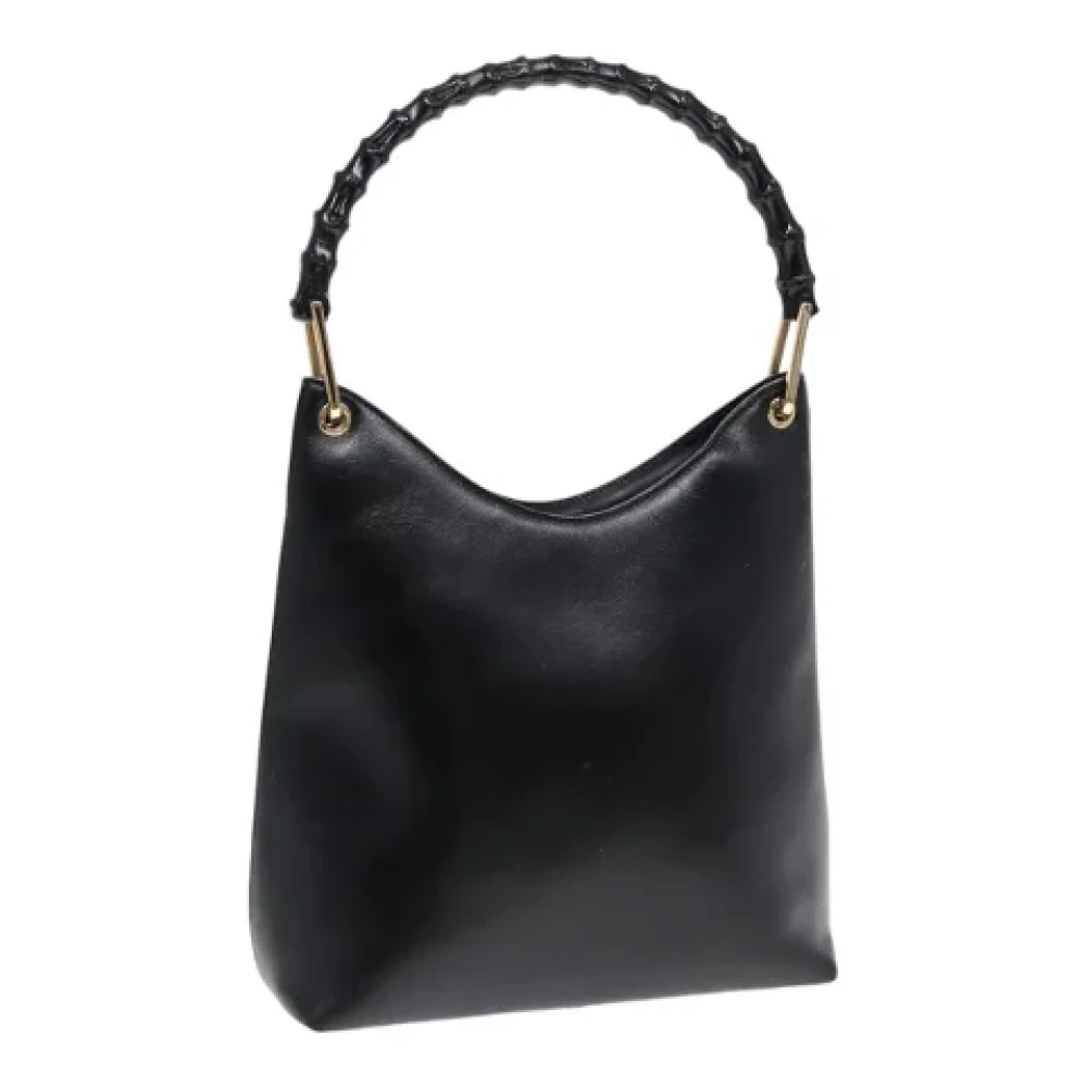 Gucci Vintage Pre-owned Leather handbags Black Dames