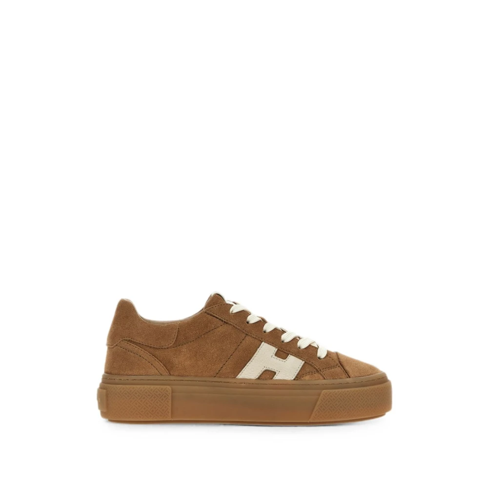 Hogan H705 Crosswind Sneakers Dames Schoenen Beige