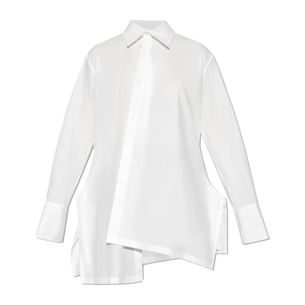 Y-3 Oversized Shirt White Dames