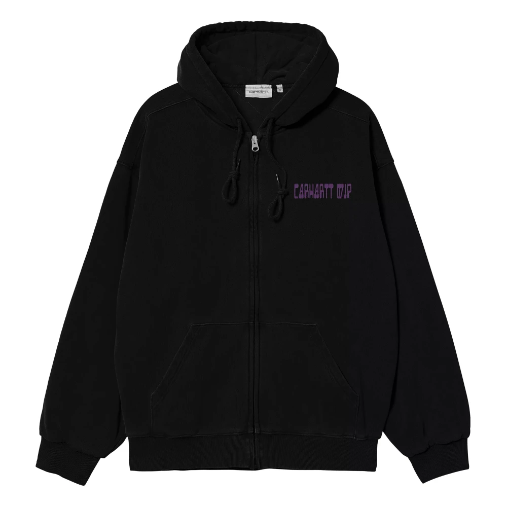 Carhartt WIP Zwarte Sweater met Ballonpasvorm Black Heren