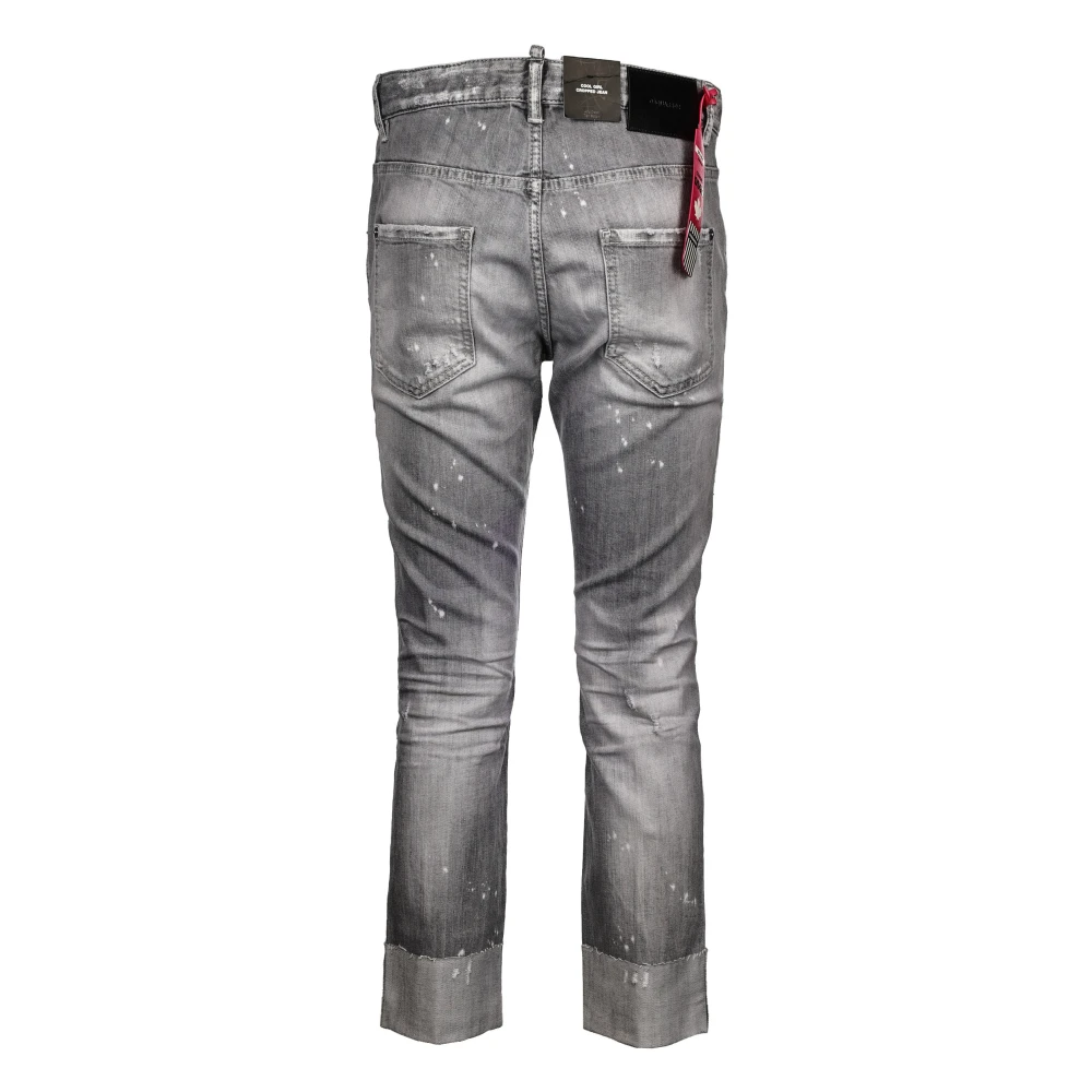 Dsquared2 Slim Fit Grijze Jeans Gray Dames