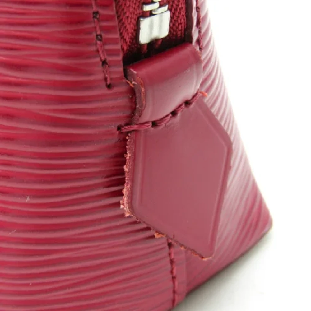 Louis Vuitton Vintage Pre-owned Leather pouches Red Dames