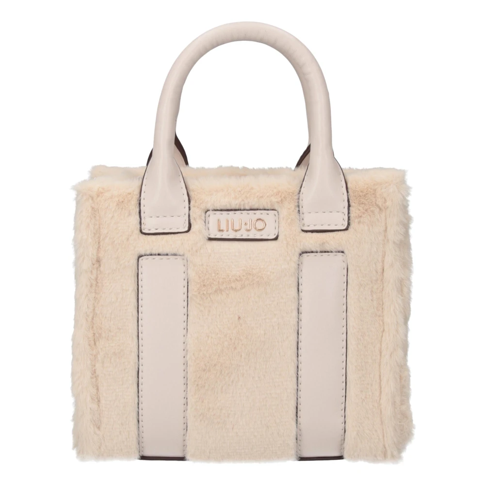 Liu Jo Stijlvolle Handtassen voor Winkelen Beige Dames