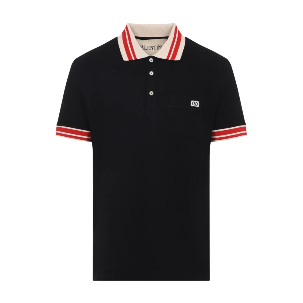 Valentino Men's Black Polo Shirt