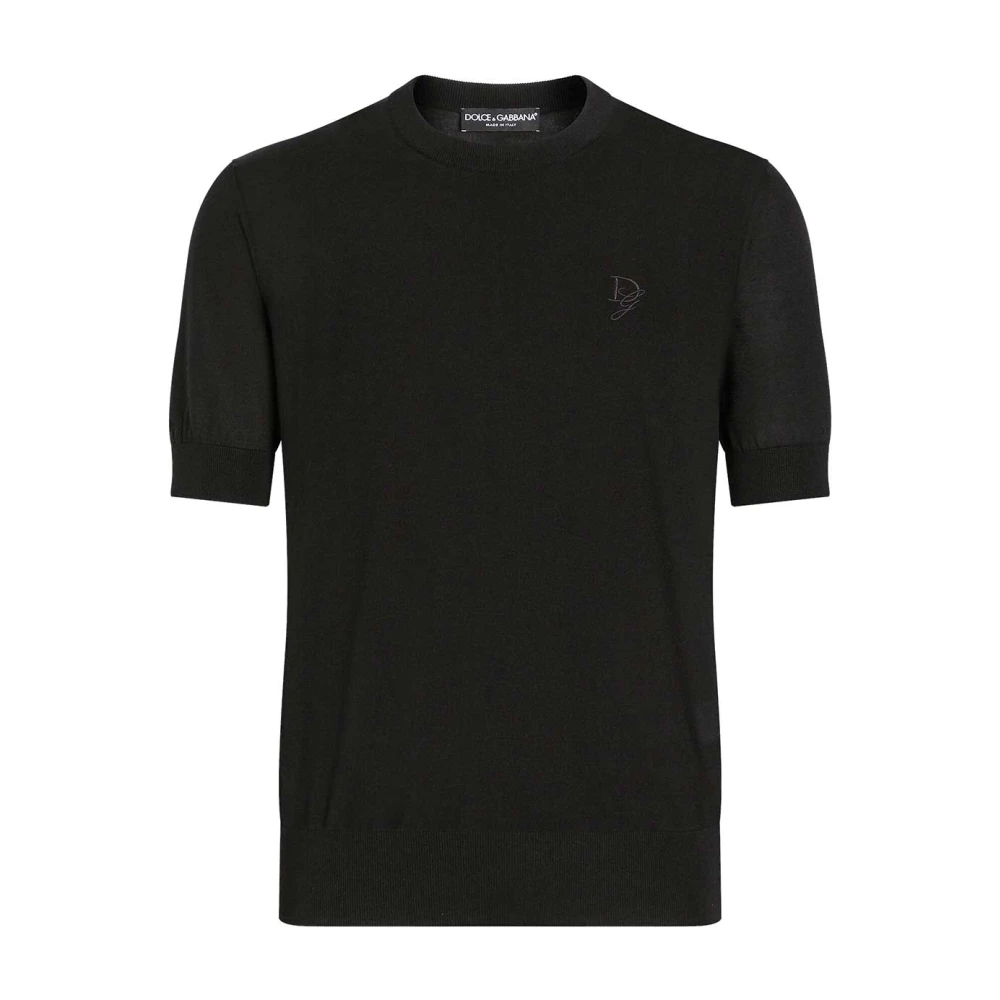 Dolce & Gabbana Men's Black Stylish Knit Sweater