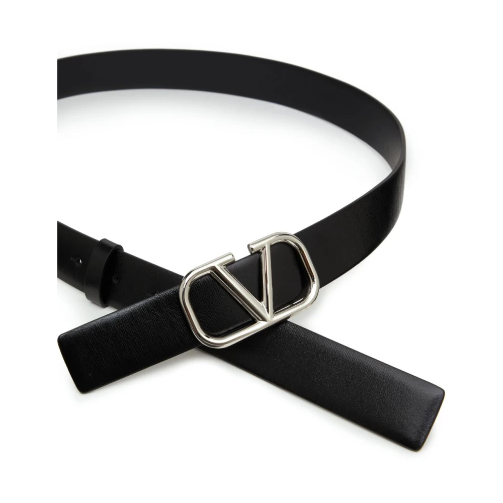 Valentino Garavani Zwarte Riemen voor Mannen Aw24 Black Heren