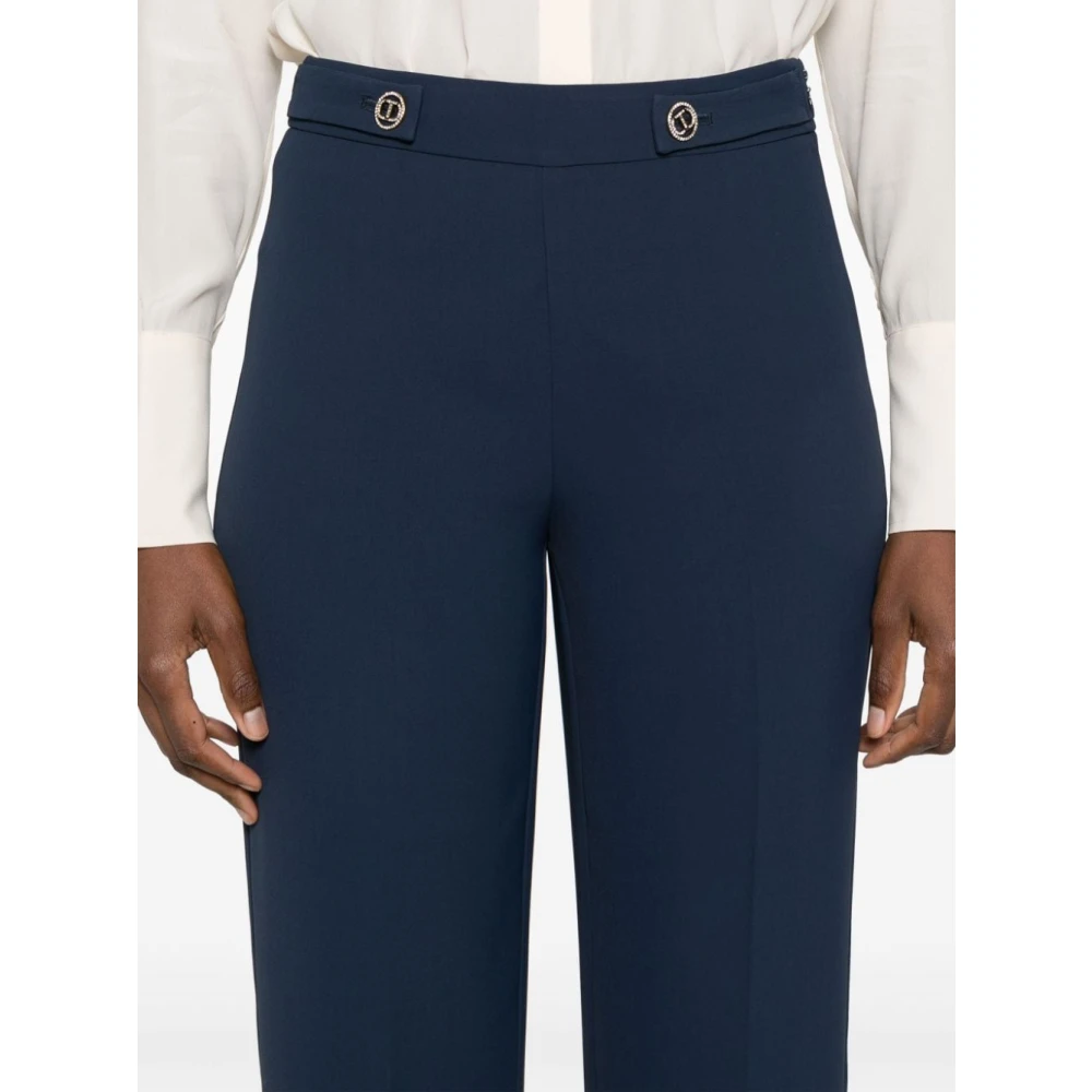 Twinset Blauwe Broek Set Blue Dames