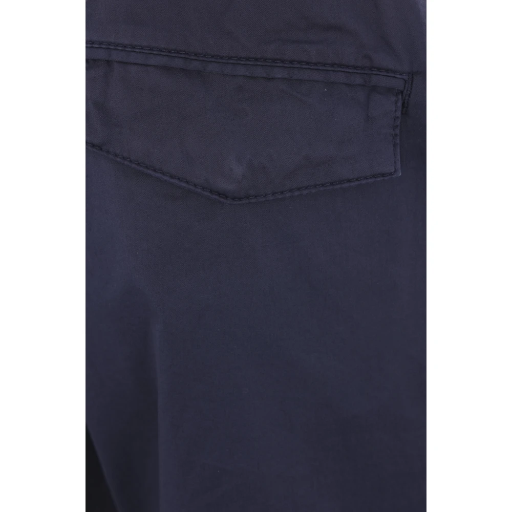 Eleventy Blauwe Slim-Fit Broek Blue Heren