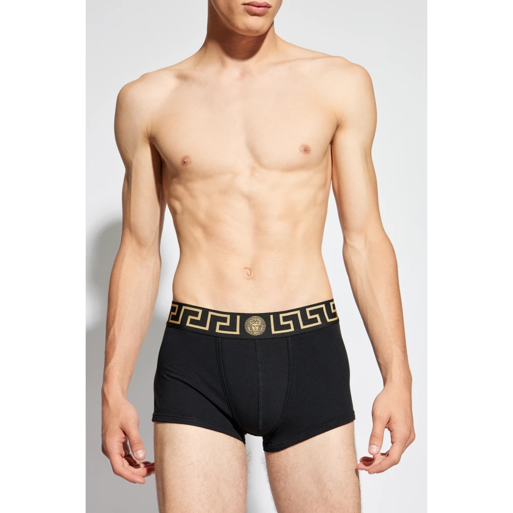 Versace Twee-pack boxershorts Black Heren