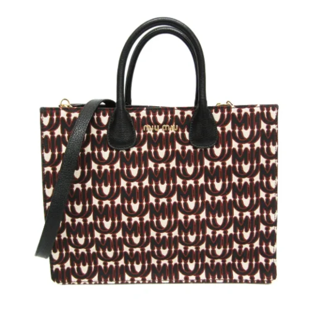 Pre-owned > Pre-owned Bags > Pre-owned Tote Bags - - Miu Miu Pre-owned - Modalova