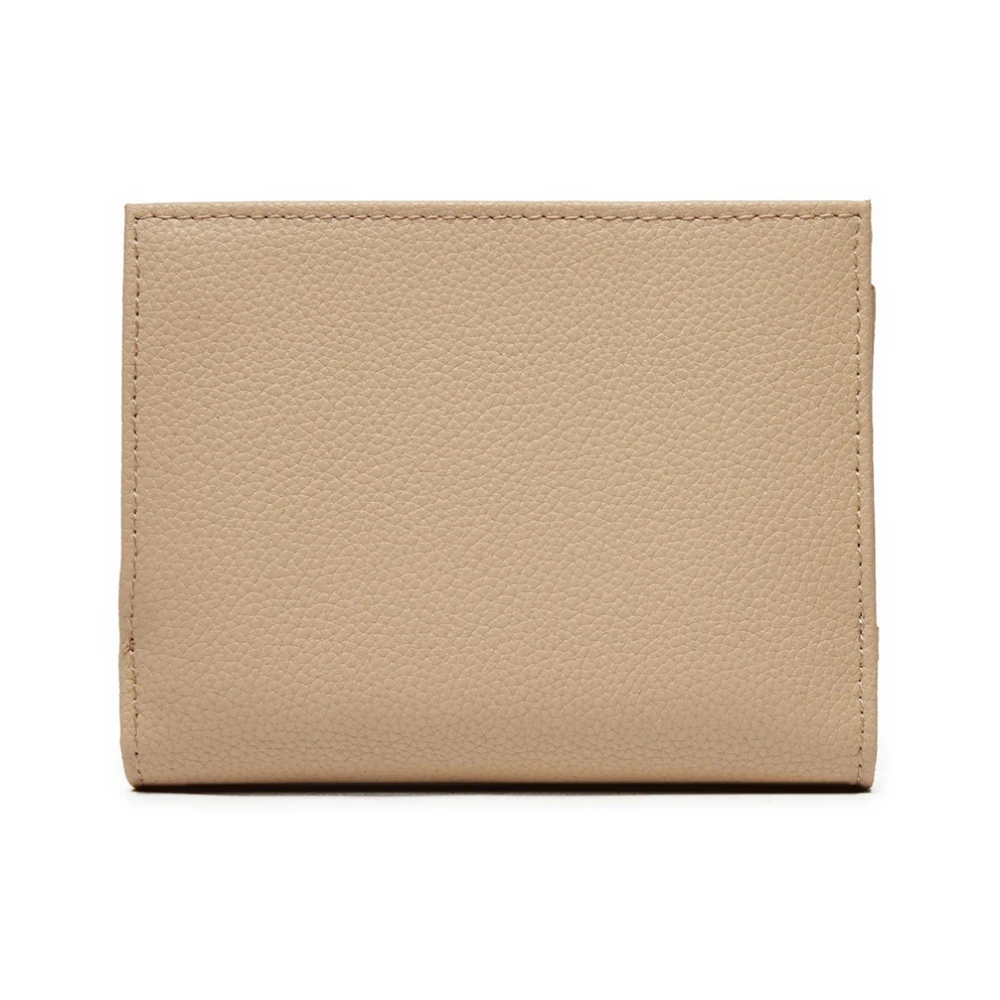 PATRIZIA PEPE Elegante Beige Leren Portemonnee Beige Dames