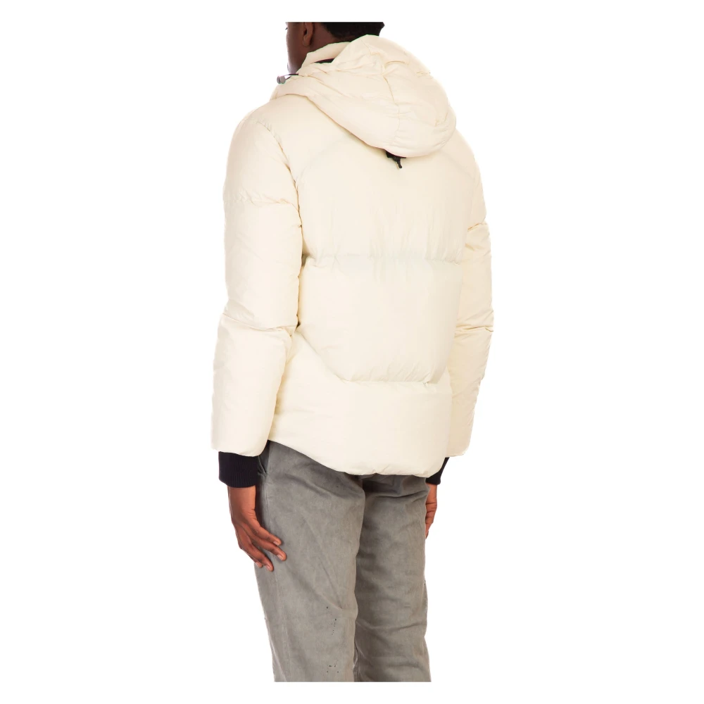 JG1 Parel Hooded Donsjack White Heren