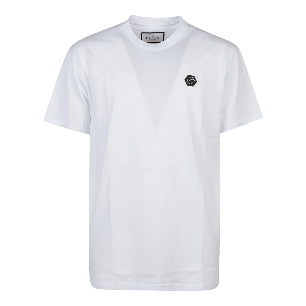 Philipp Plein Vit Hexagon T-shirt White, Herr