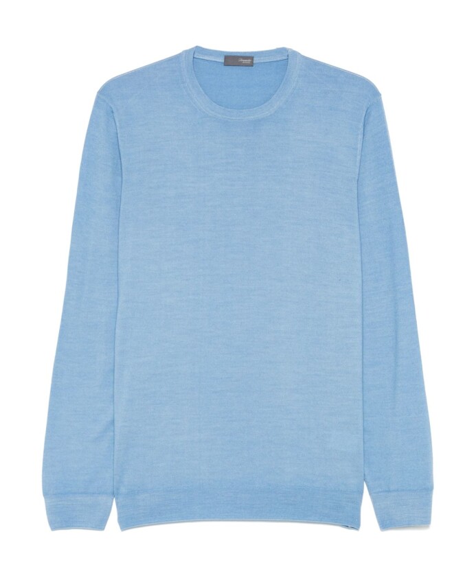 pull-bleu-a-cotes-manches-longues