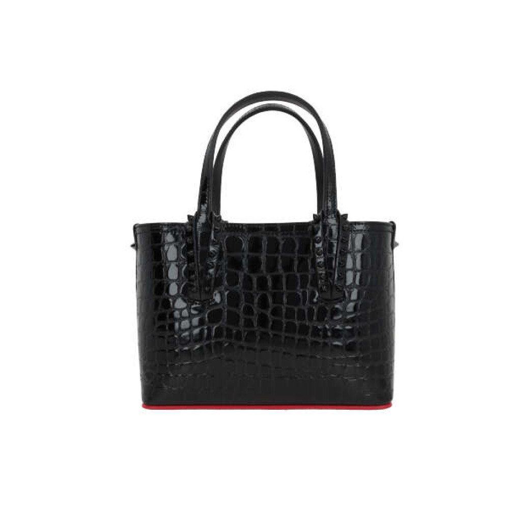 Black Calfskin Bag with Ruthenium Hardware Christian Louboutin Women s Fashion Miinto