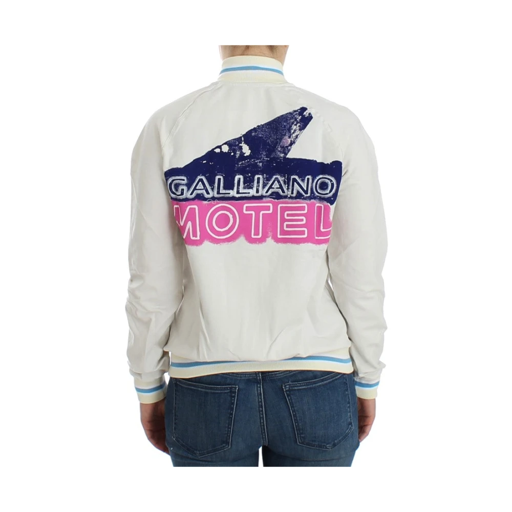 John Galliano Witte ritsvest elegantie White Dames