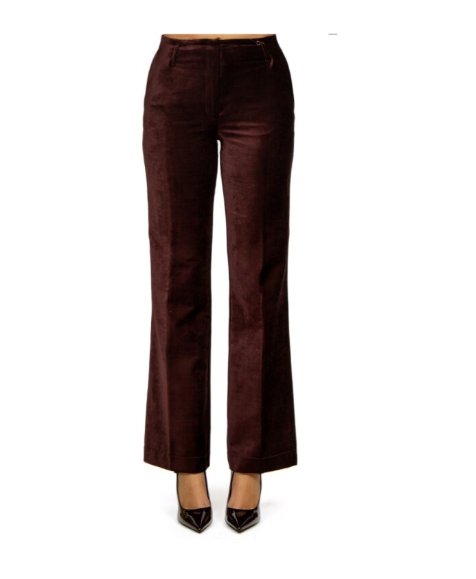 pantalon-evase-en-velours-bleu
