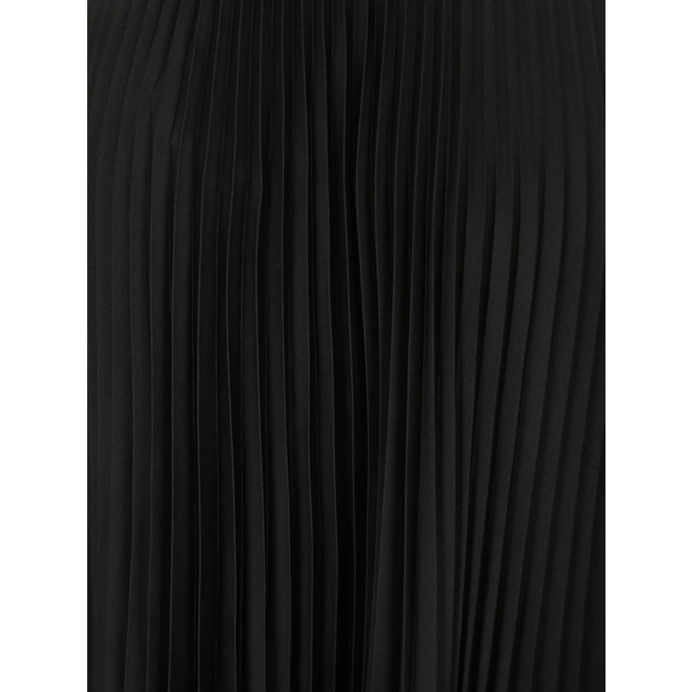 joseph Zwarte Gebreide Weef Plissé Rok Black Dames