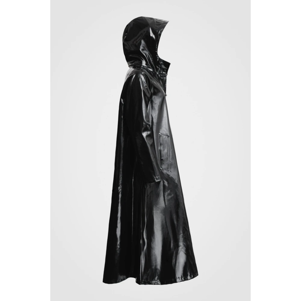 Stutterheim Opal A-Line Regenjas voor Vrouwen Black Dames