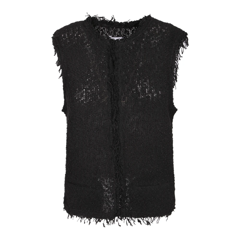 Iro Black Round-Neck Knitwear, Female, M, Round-Neck Knitwear