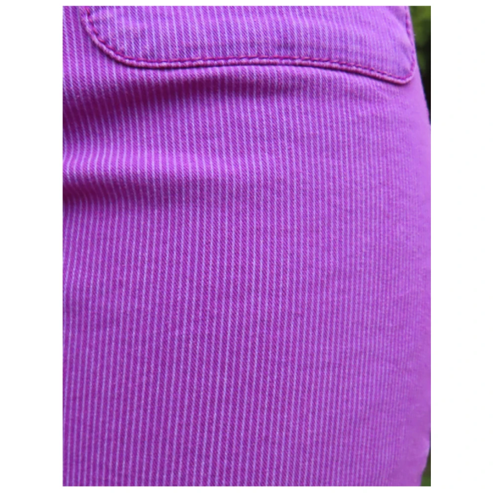Islow Clara Gestreepte Broek Purple Dames