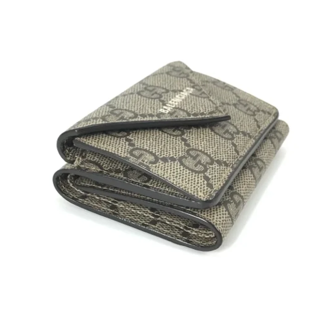 Gucci Vintage Pre-owned Canvas wallets Beige Dames