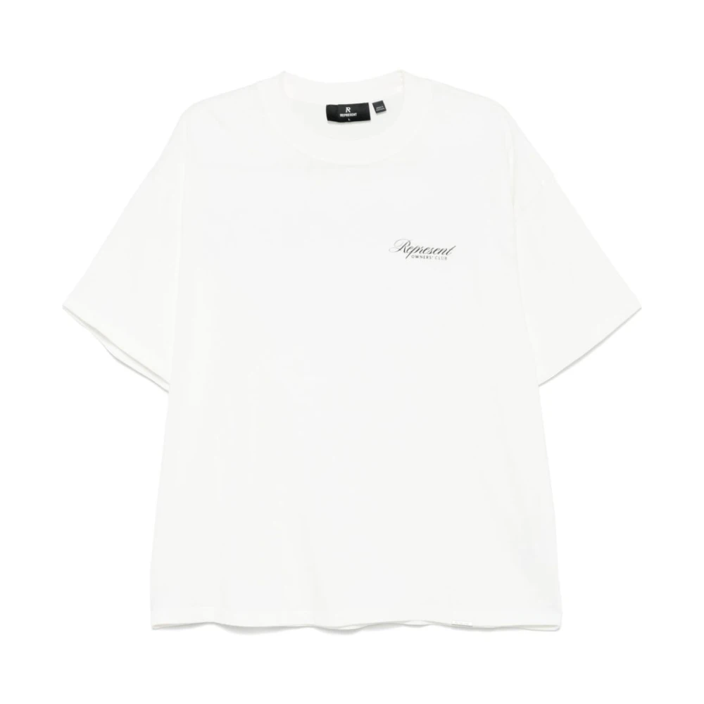 Represent Witte Katoenen T-shirt en Polo White Heren