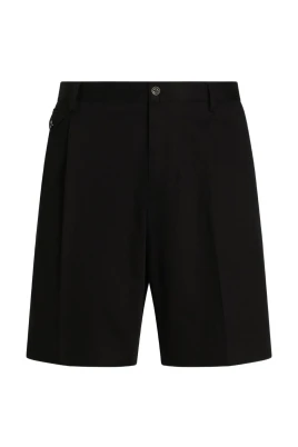 Plisserade ullshorts för klänning