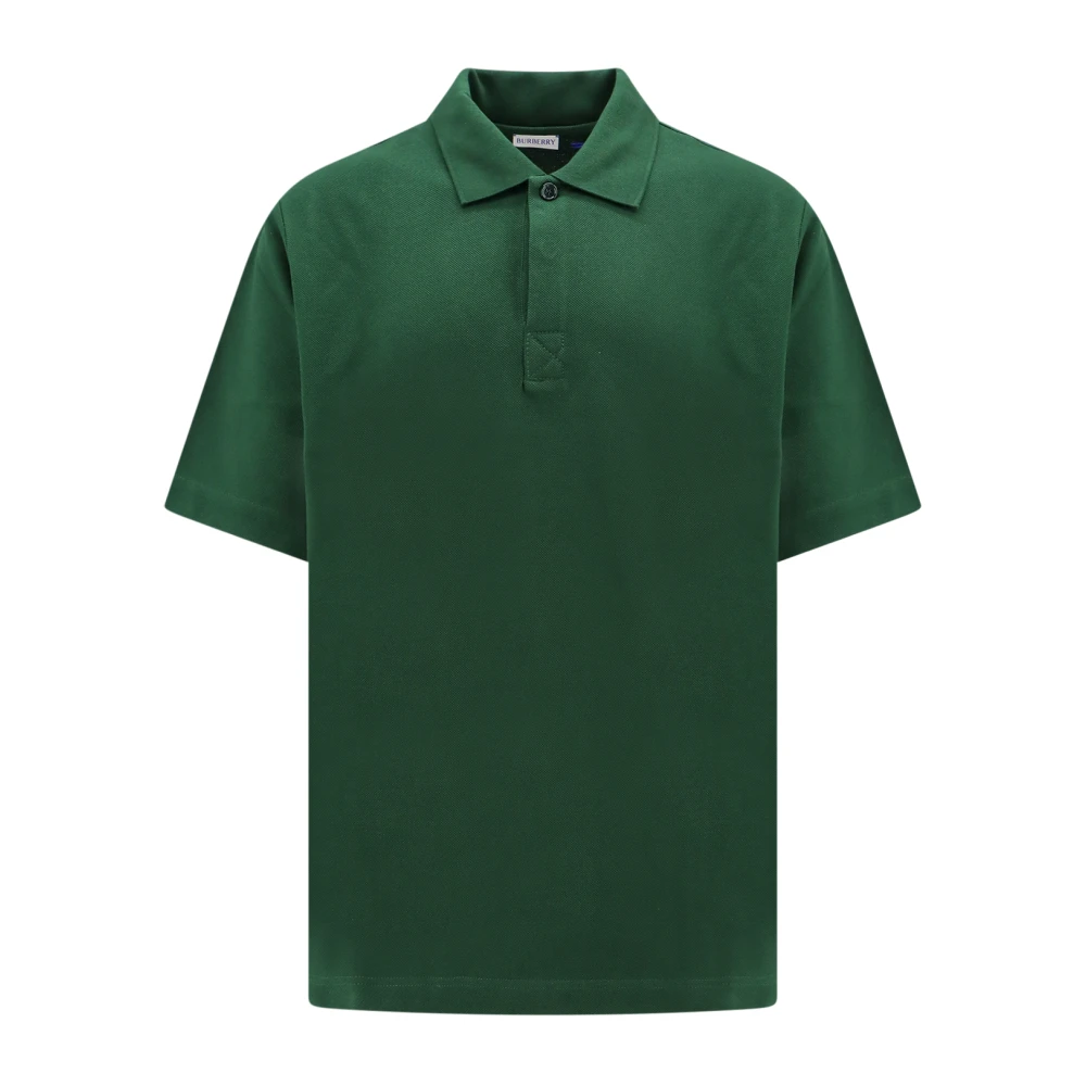 Burberry Klassieke Katoenen Polo Shirt Green Heren
