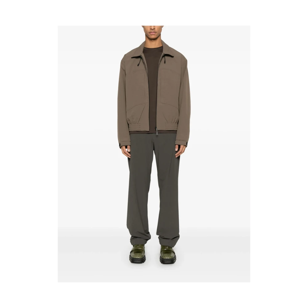 ROA Khaki Jack met Ritssluiting en Elastische Zoom Green Heren