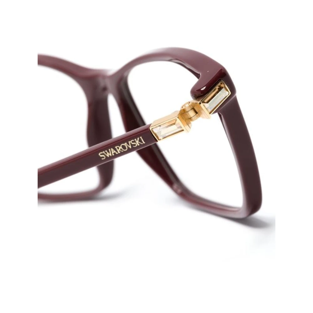 Swarovski Rood Optisch Montuur Stijlvol Model Red Dames