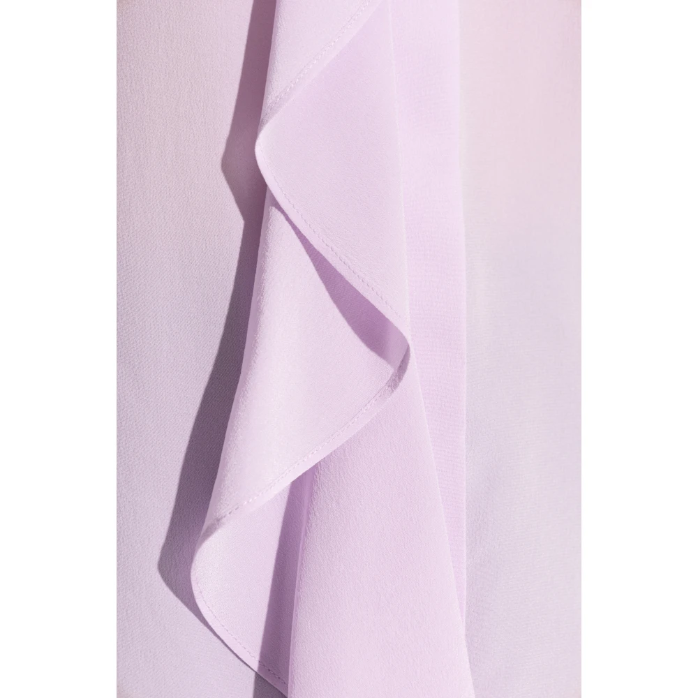 Victoria Beckham Zijden overhemd Purple Dames