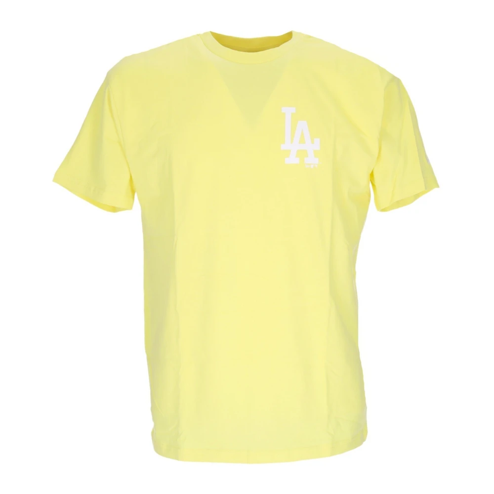 New Era Men's Yellow Mlb League Essential Tee