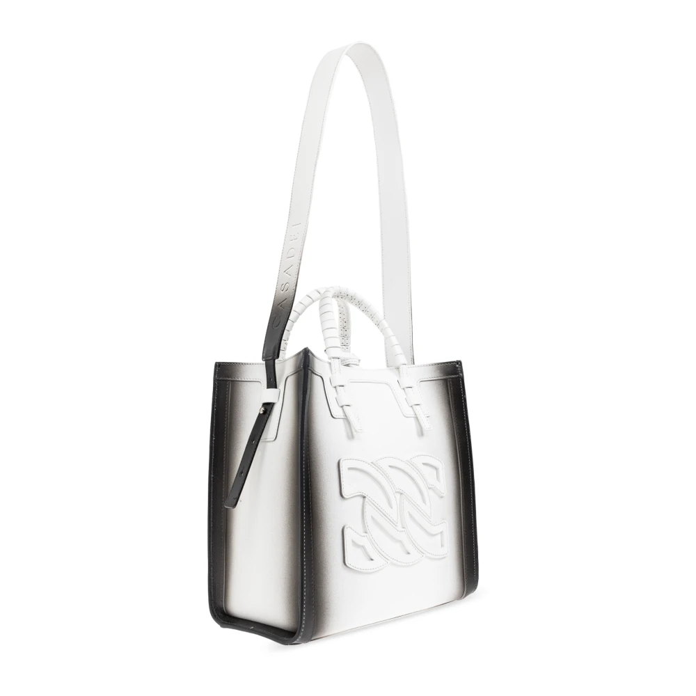 Casadei Tas Beaurivage Mini type shopper White Dames