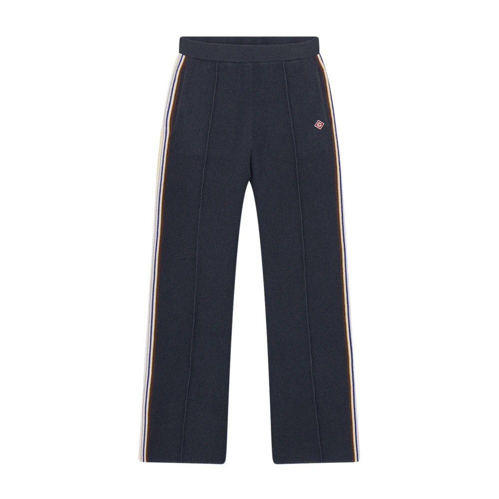 Casablanca Paris Women's Multicolor Café Culture Wool Track Pants, Size Medium By - Image 2