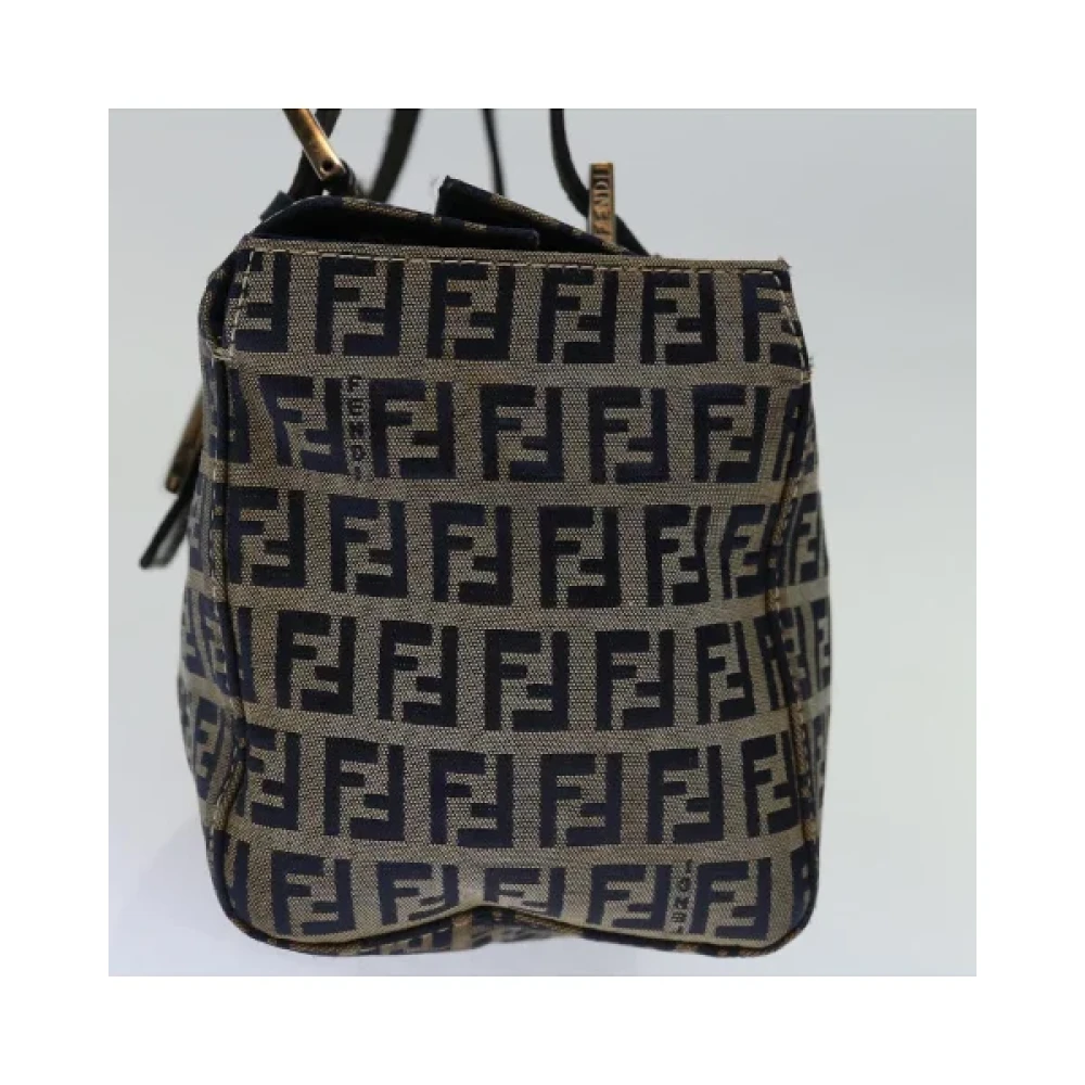 Fendi Vintage Pre-owned Canvas handbags Blue Dames