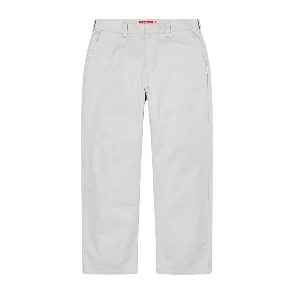 Supreme Beperkte oplage Werkbroek Licht Grijs Gray Heren